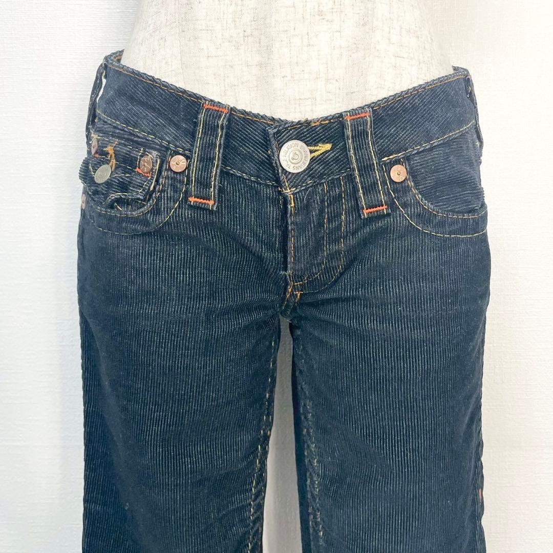 y2k❤️00s TRUE RELIGION コーデュロイ ローライズフレアパンツ