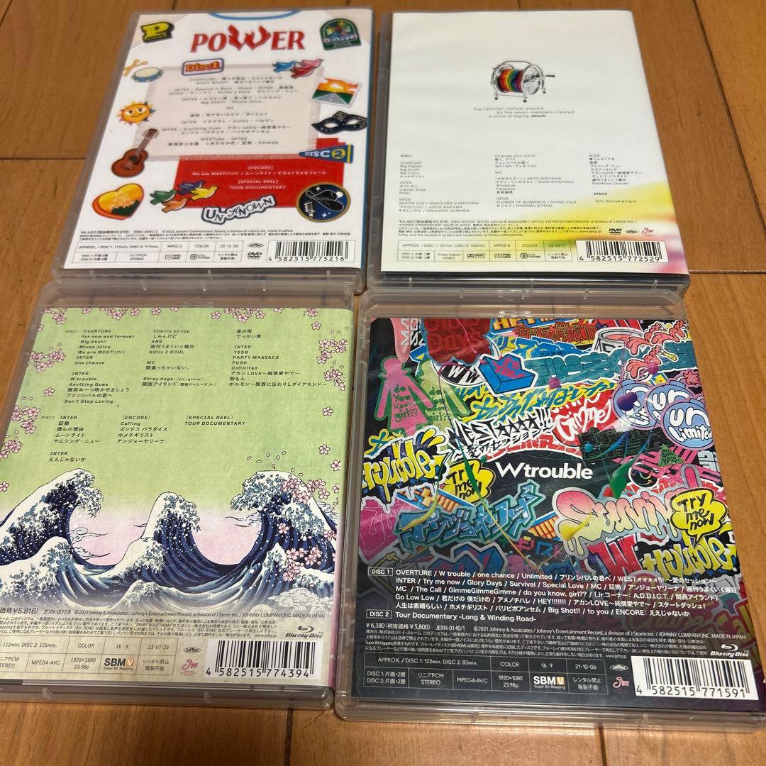 ジャニーズWEST ライブDVDセット 4枚組