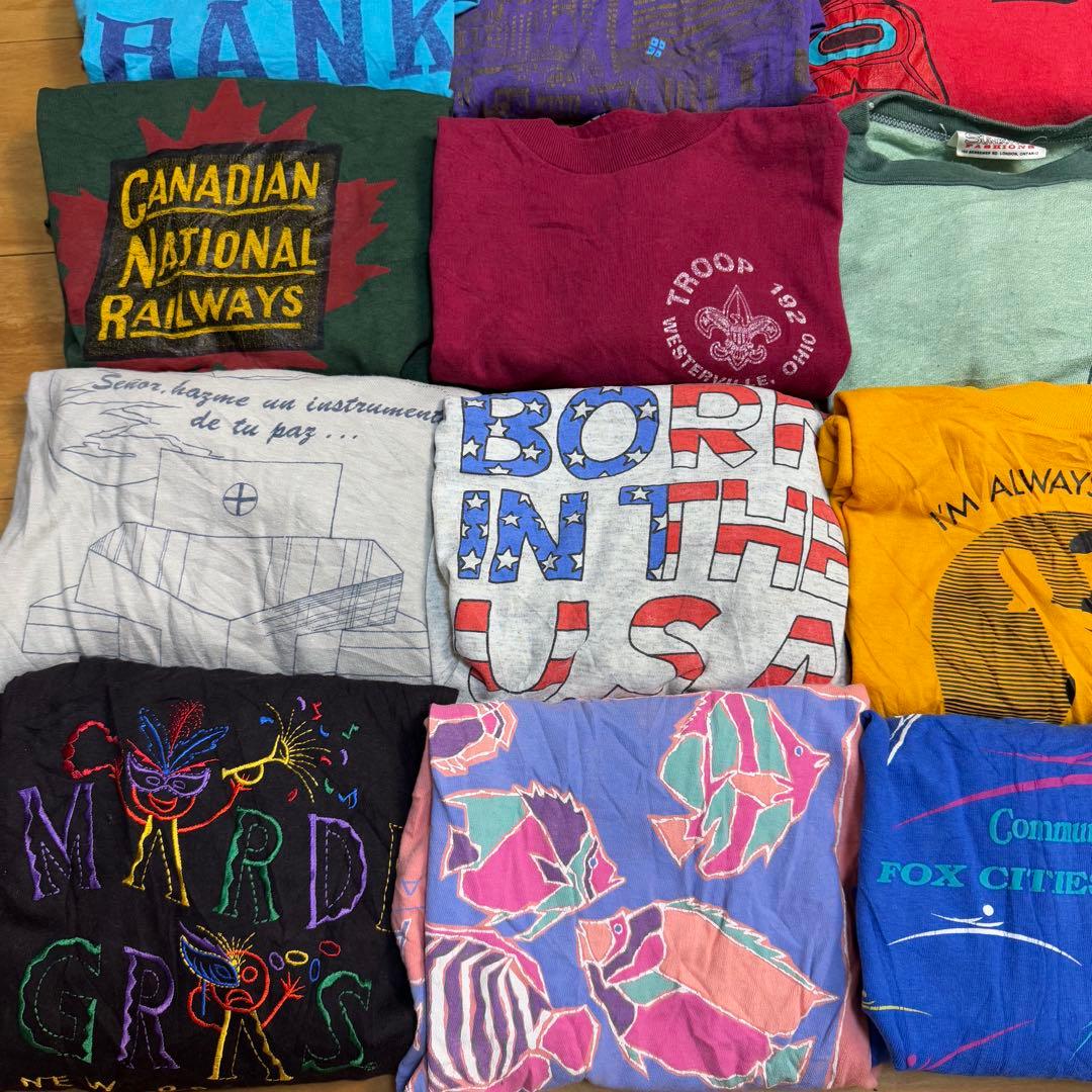 US古着 米国製あり 全てシングルステッチ Tシャツ20枚セット まとめ 卸