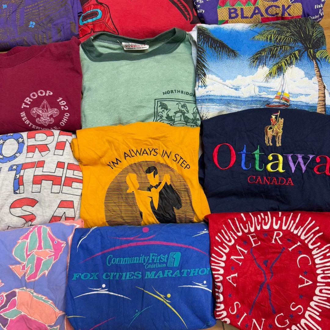 US古着 米国製あり 全てシングルステッチ Tシャツ20枚セット まとめ 卸