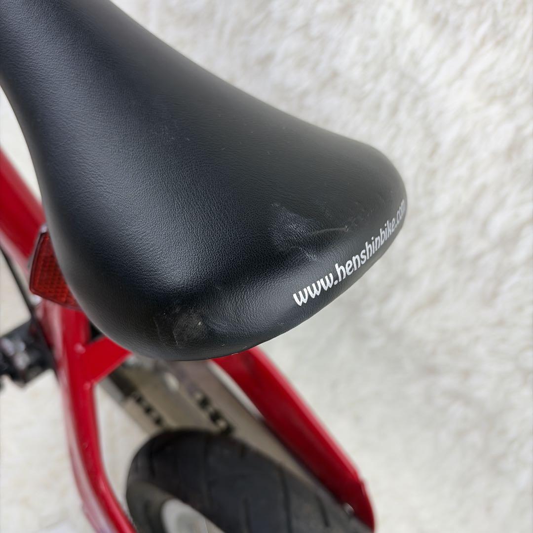 へんしんバイクS 10インチ レッド 付属品有り Henshin Bike