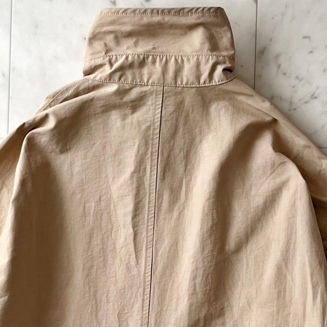 25SS美品＊DOORS ドアーズ スタンドカラーミドルコート M ベージュ