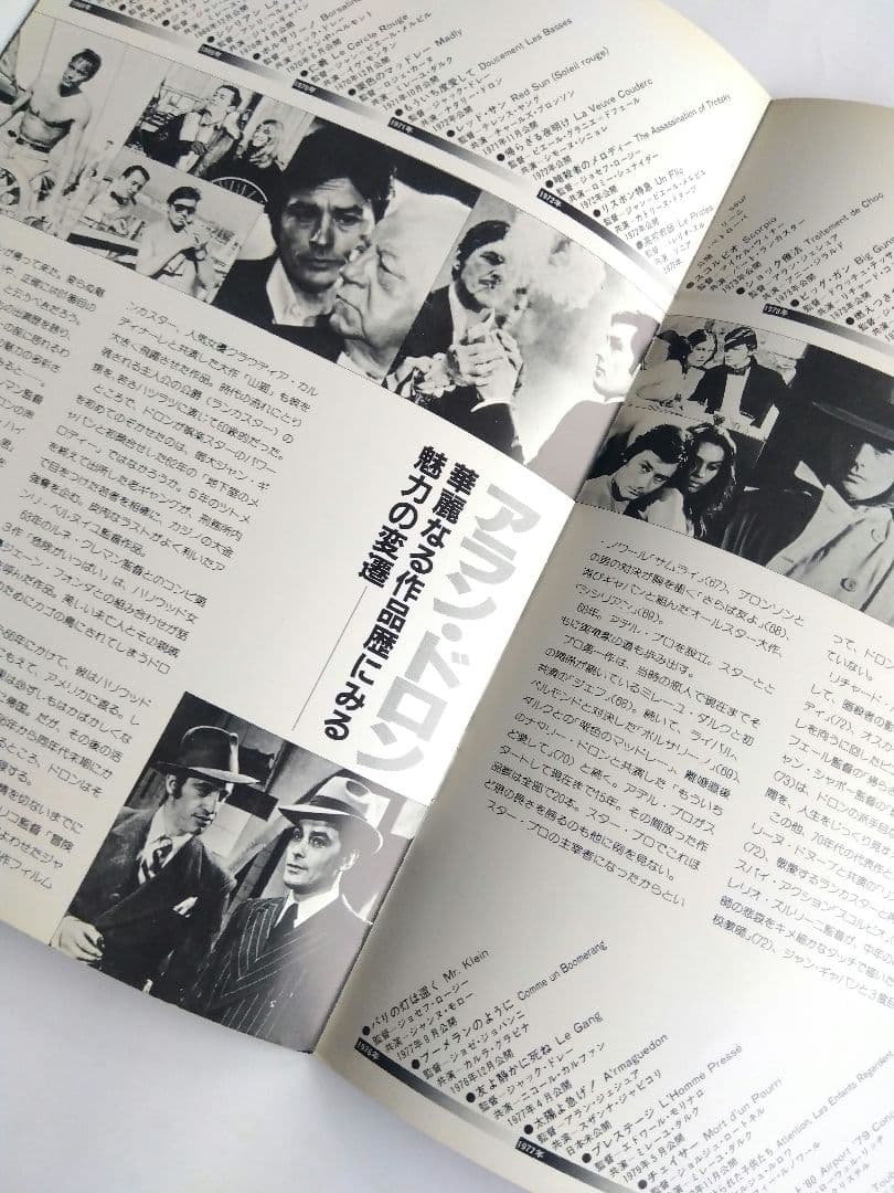 危険なささやき　　映画パンフレット　アランドロン