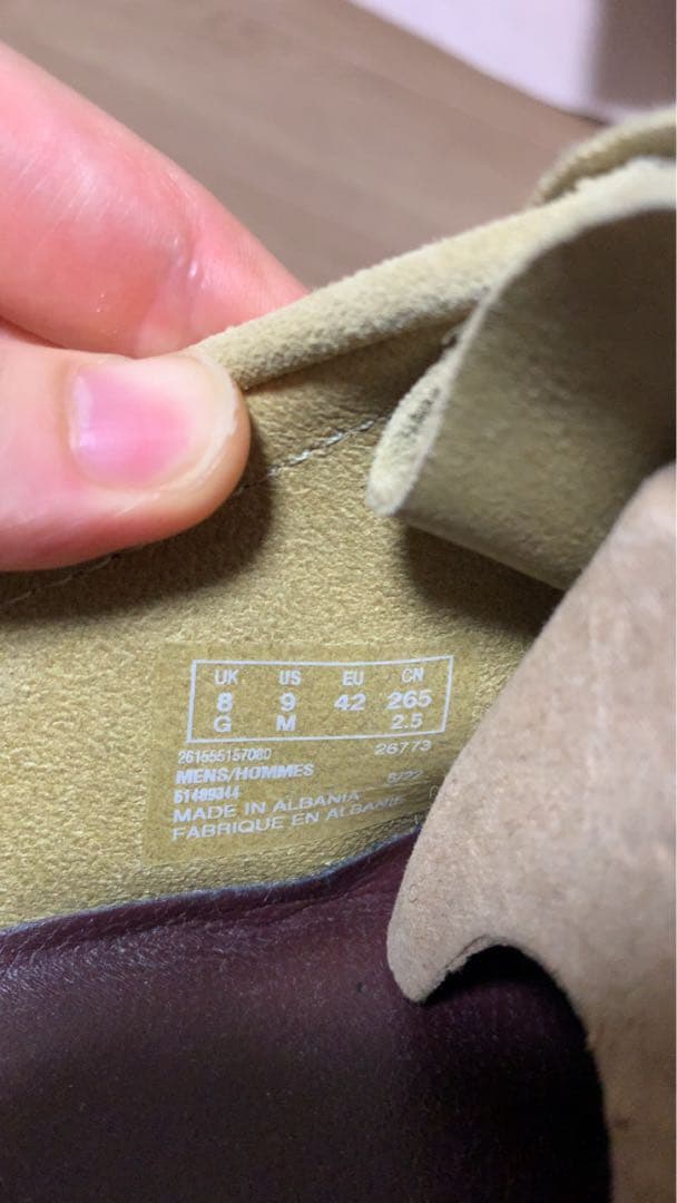 CLARKS ORIGINALS ワラビーシューズ メープル