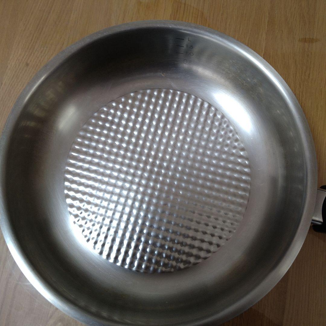 ドイツ製フィスラー Fissler ステンレス鋼 フライパン 片手鍋 26cm
