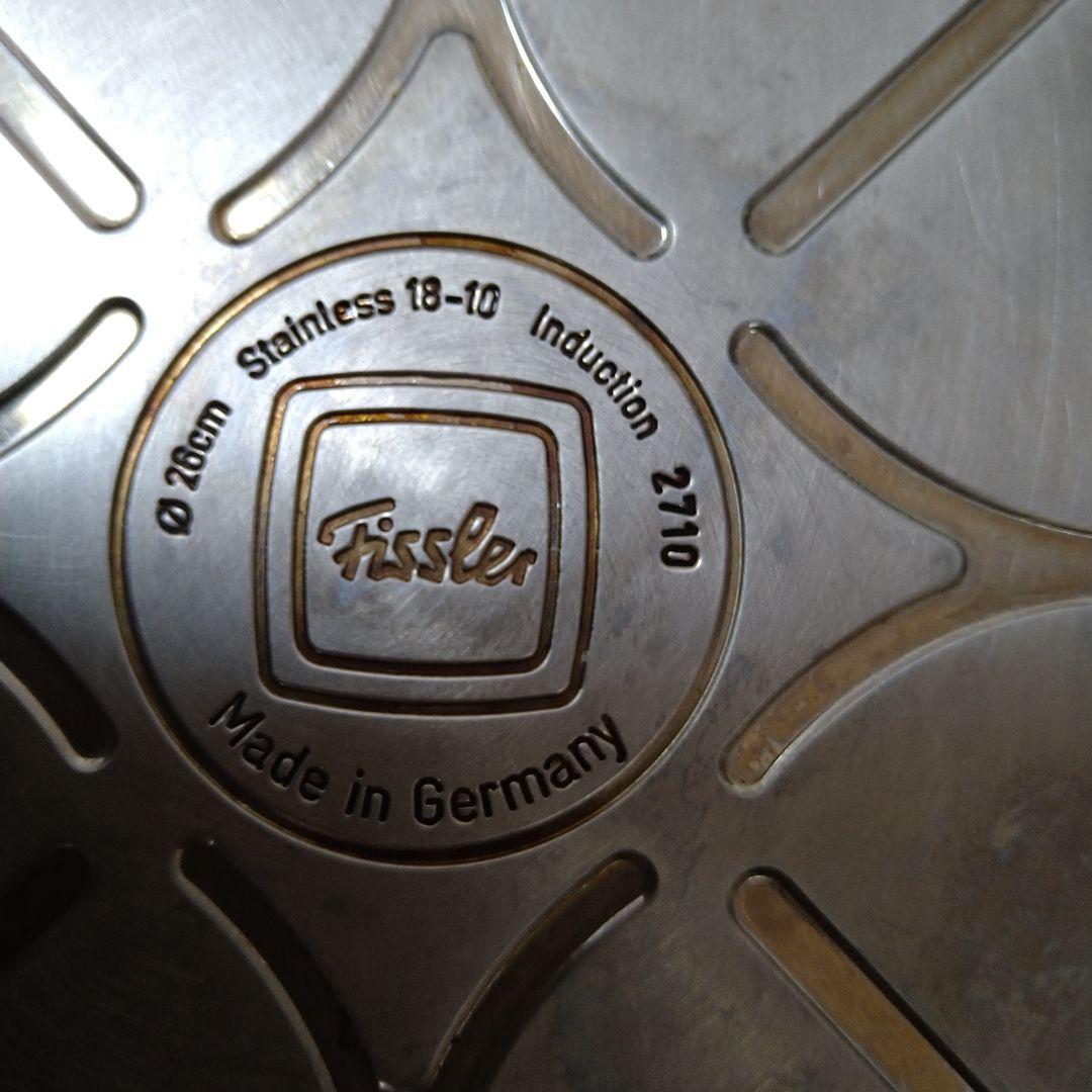 ドイツ製フィスラー Fissler ステンレス鋼 フライパン 片手鍋 26cm