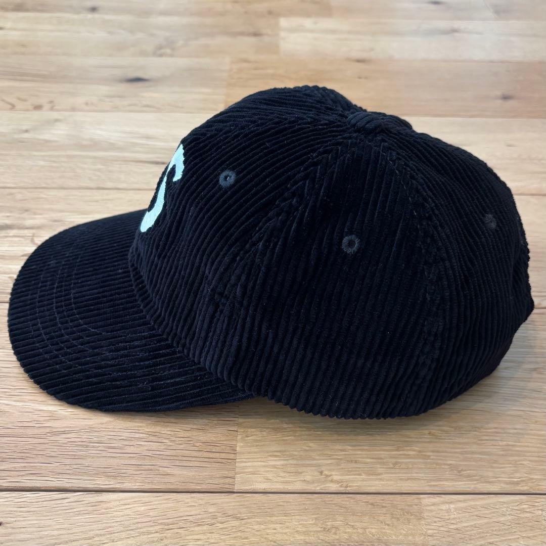 Supreme Corduroy S Logo 6-Panel 24FW 黒