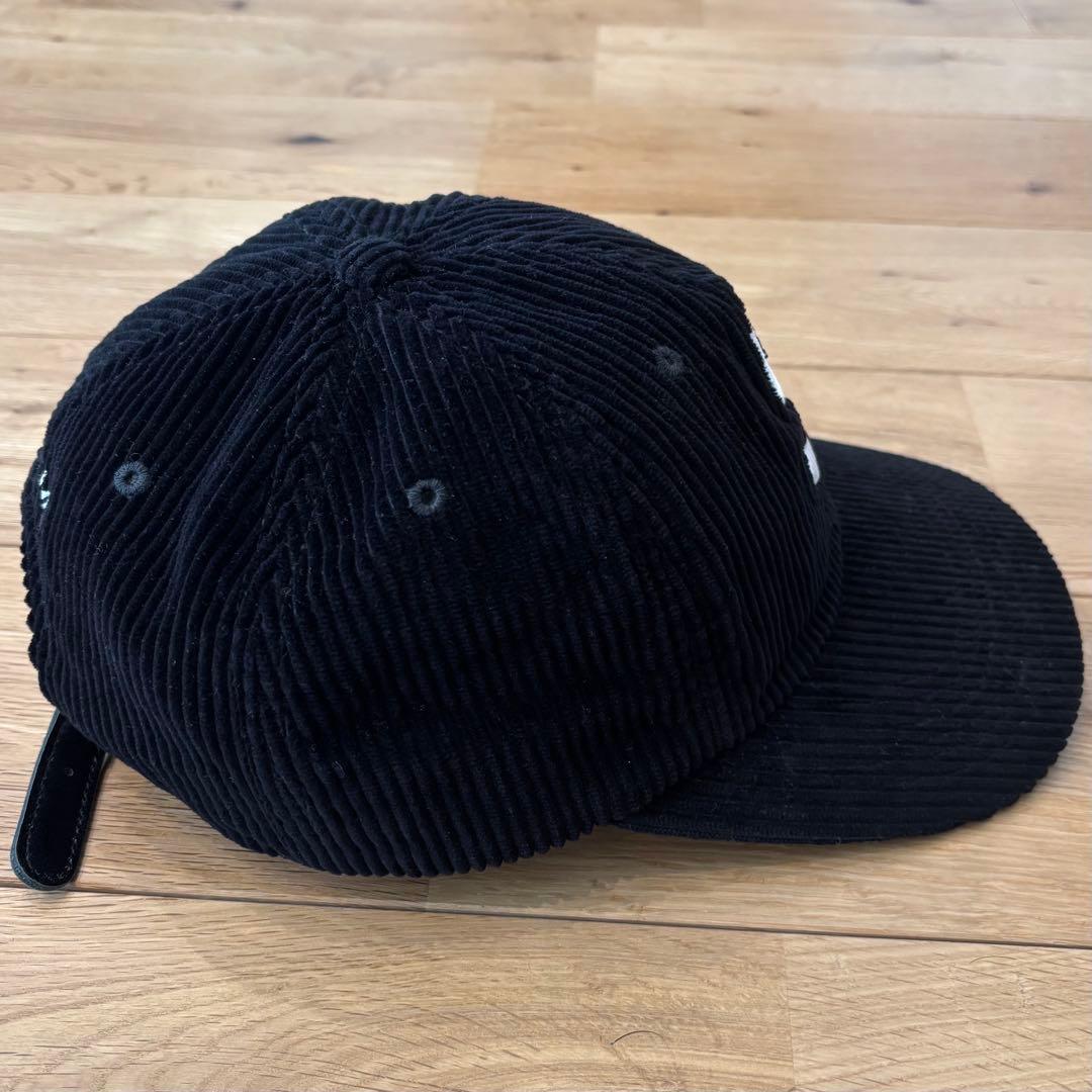 Supreme Corduroy S Logo 6-Panel 24FW 黒