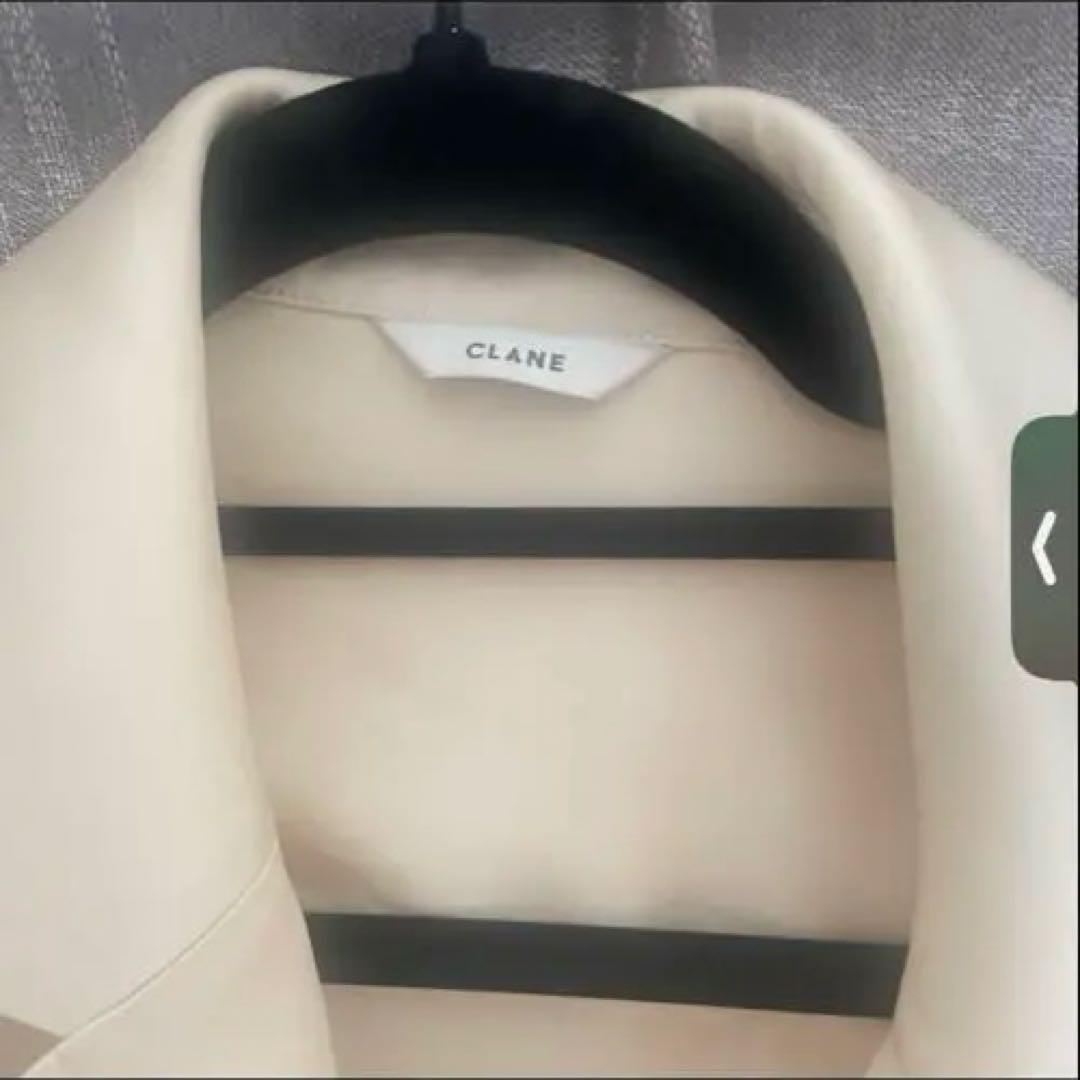 ジャケット・アウター CLANE TAILORED SATIN SHIRT