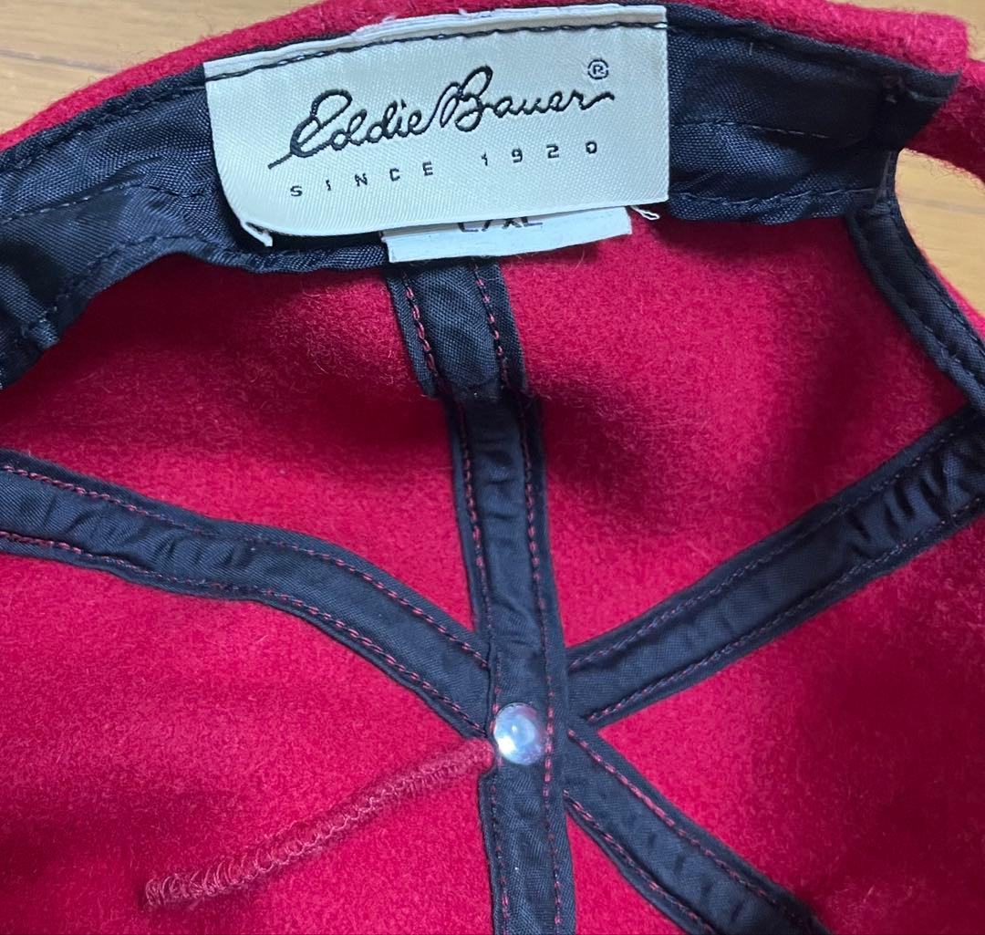 Eddie Bauer USA wool cap L-XL【希少】　美品