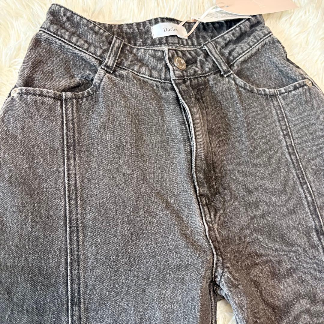 ダーリッチ ルーズクッションデニムパンツ BLK XSサイズ