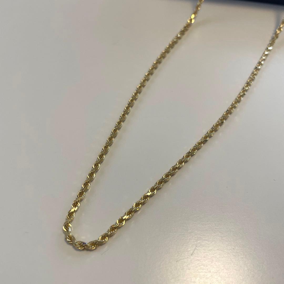 【定価176,800】アヴァランチ　ネックレス10k イエローゴールド　55cm