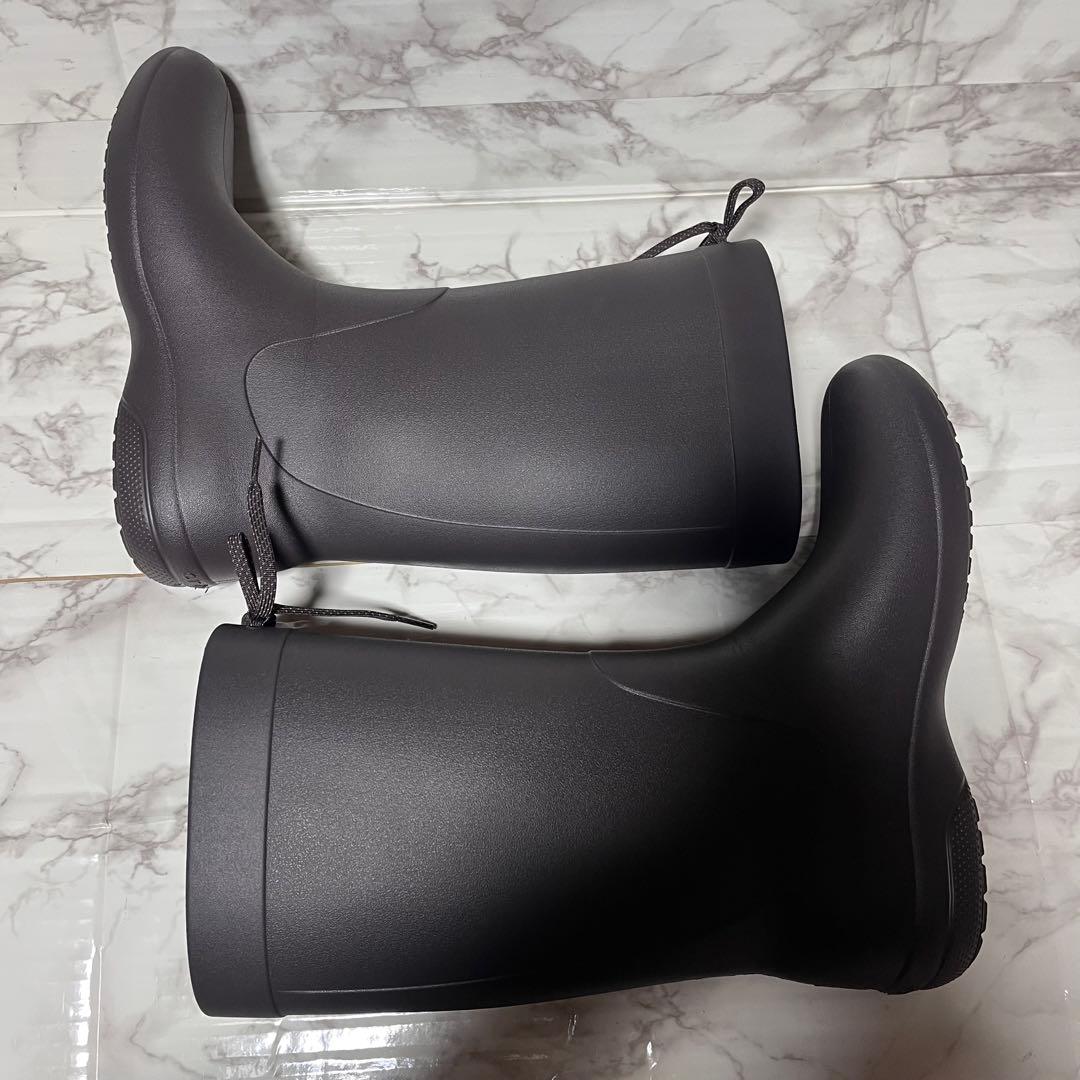 未使用✨クロックス　防水軽量レインブーツ　W9 25 小さめ　crocs