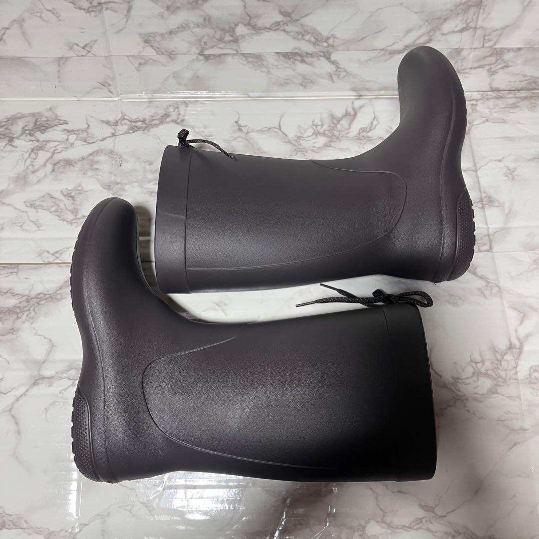 未使用✨クロックス　防水軽量レインブーツ　W9 25 小さめ　crocs