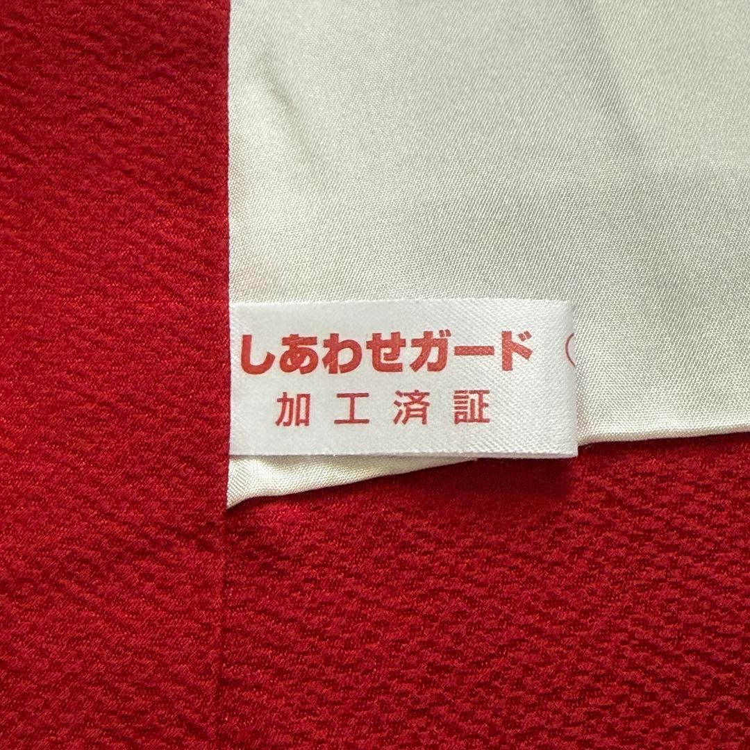 極美品　振袖フルセット　トールサイズ　162〜174　美しい王道の赤　桜　成人式