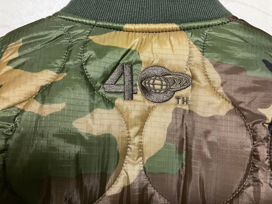 ま*こ様 BEAMS別注 40th ALPHA INDUSTRIES MA-1リ