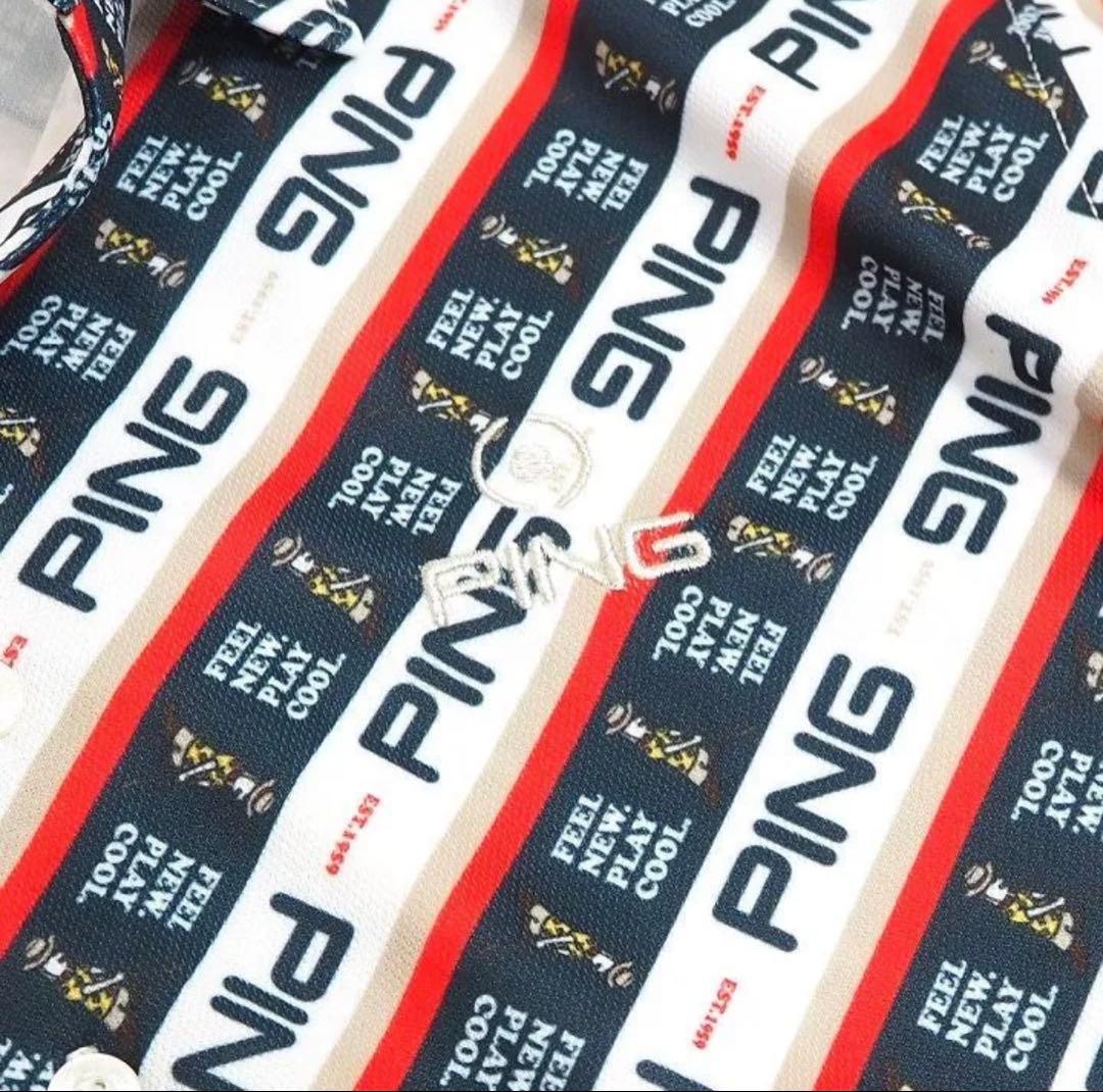 PING ピン ゴルフ GOLF 黒レッド 　LLサイズ