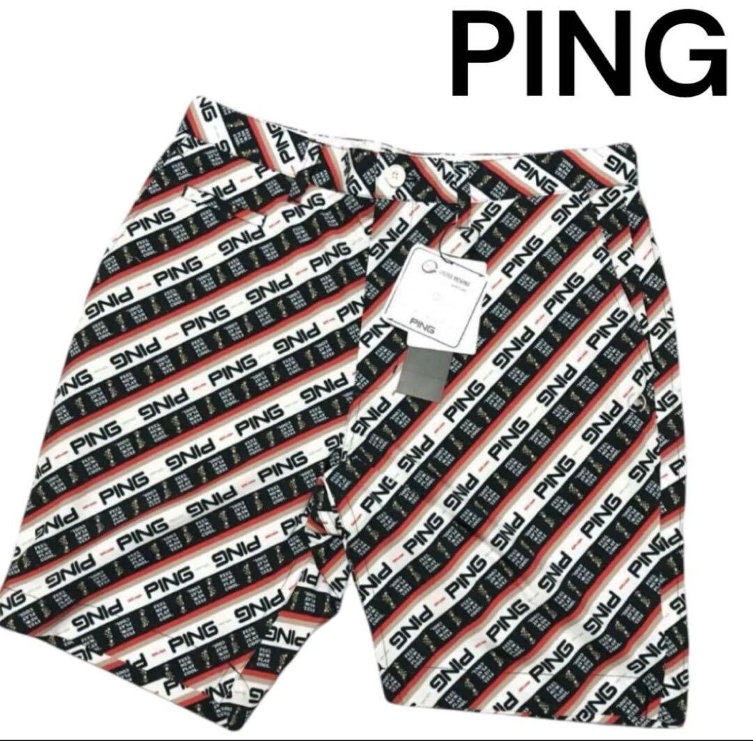 PING ピン ゴルフ GOLF 黒レッド 　LLサイズ