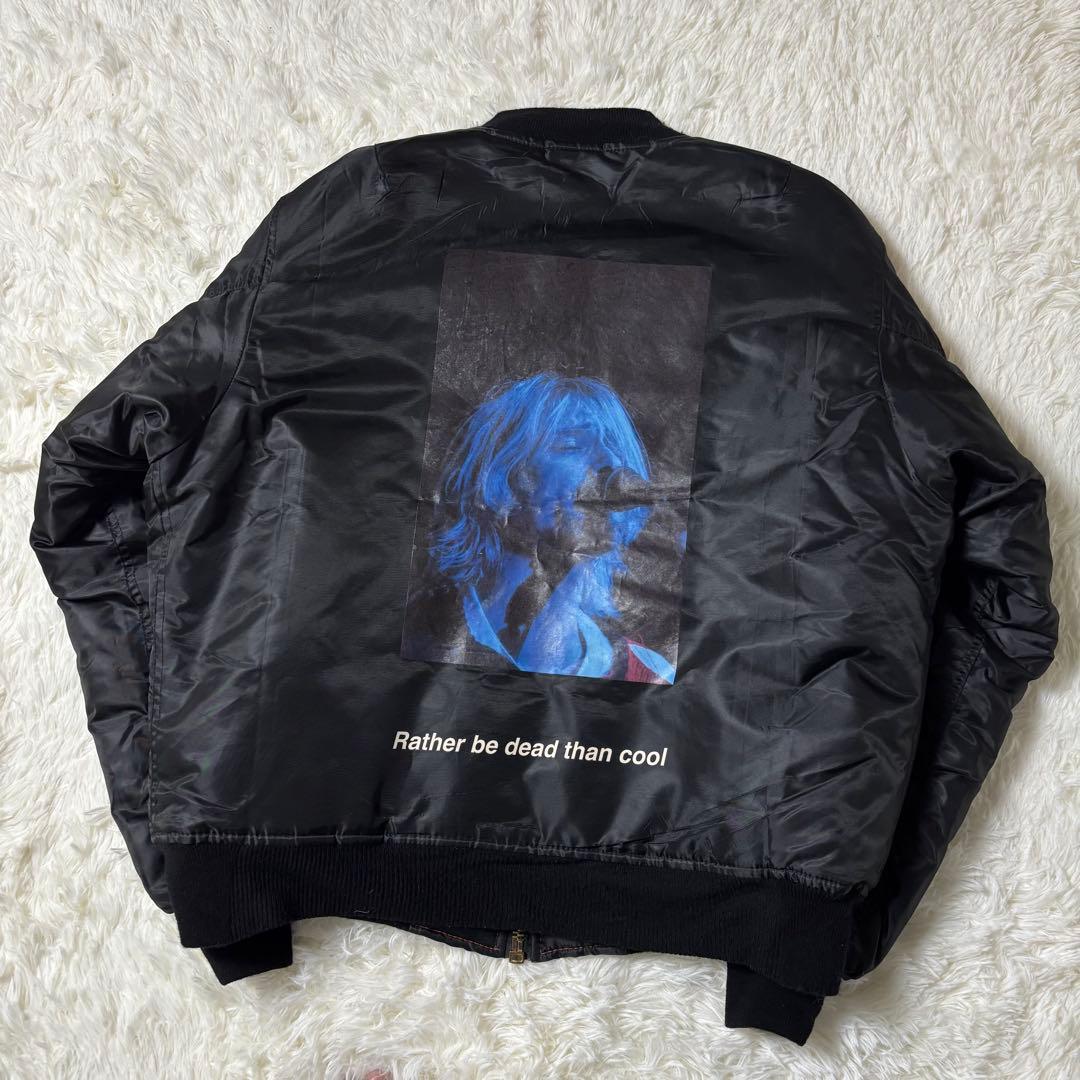 美品✨Lサイズ カートコバーン MA-1 ジャケット ロスコ　NIRVANA