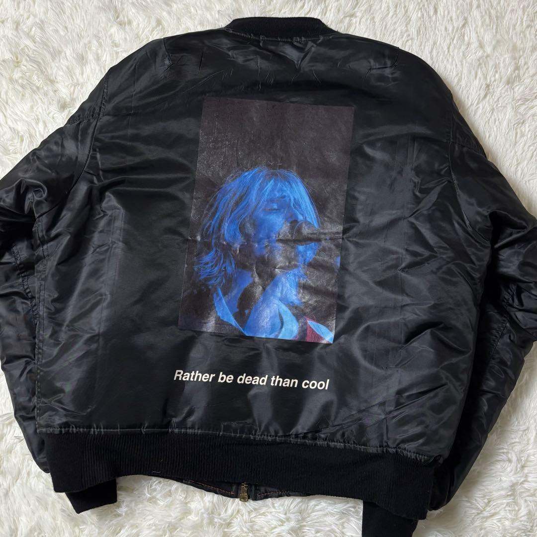 美品✨Lサイズ カートコバーン MA-1 ジャケット ロスコ　NIRVANA