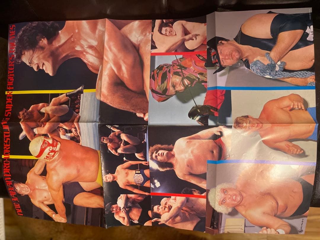 【美品】新日本プロレス　スーパー・ファイターのテーマ LP　燃えよ闘魂猪木セット
