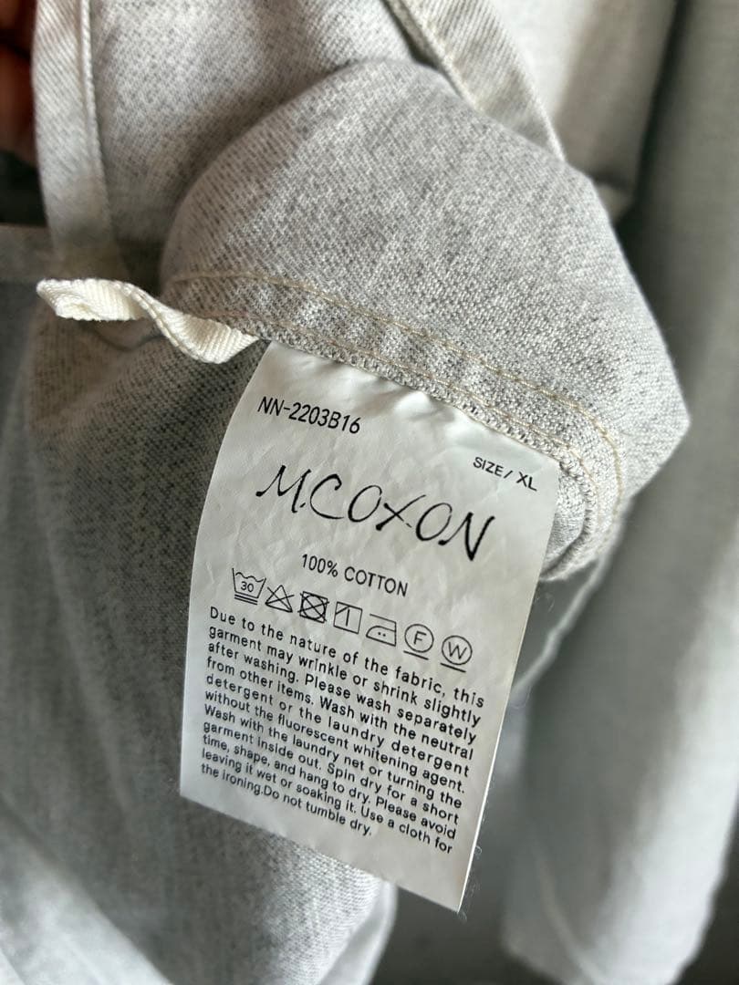 貴重　新品　niceness m.coxon XL デニムジャケット　シャツ