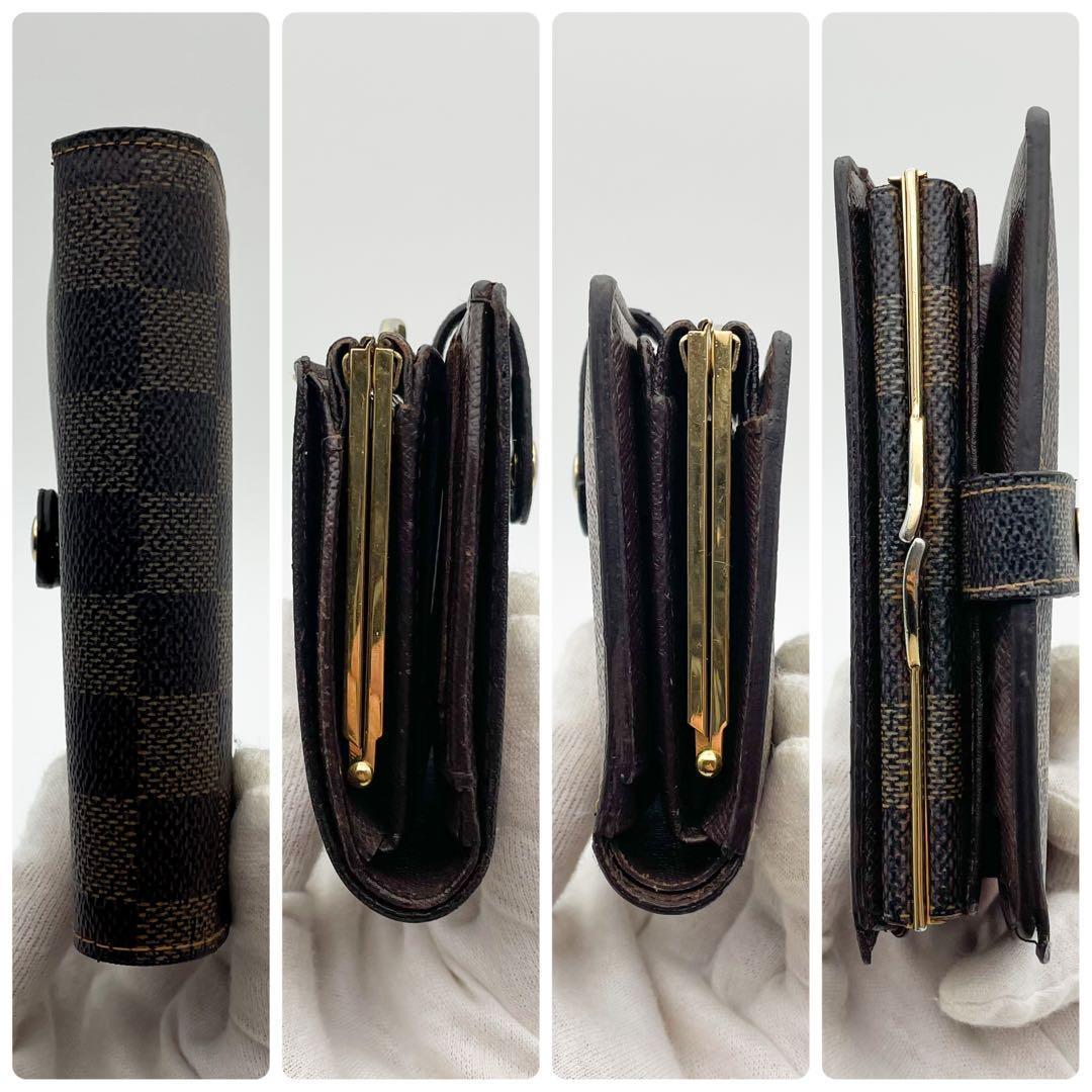 【美品・新型】ルイヴィトン ポルトフォイユ ヴィエノワ ダミエ エベヌ
