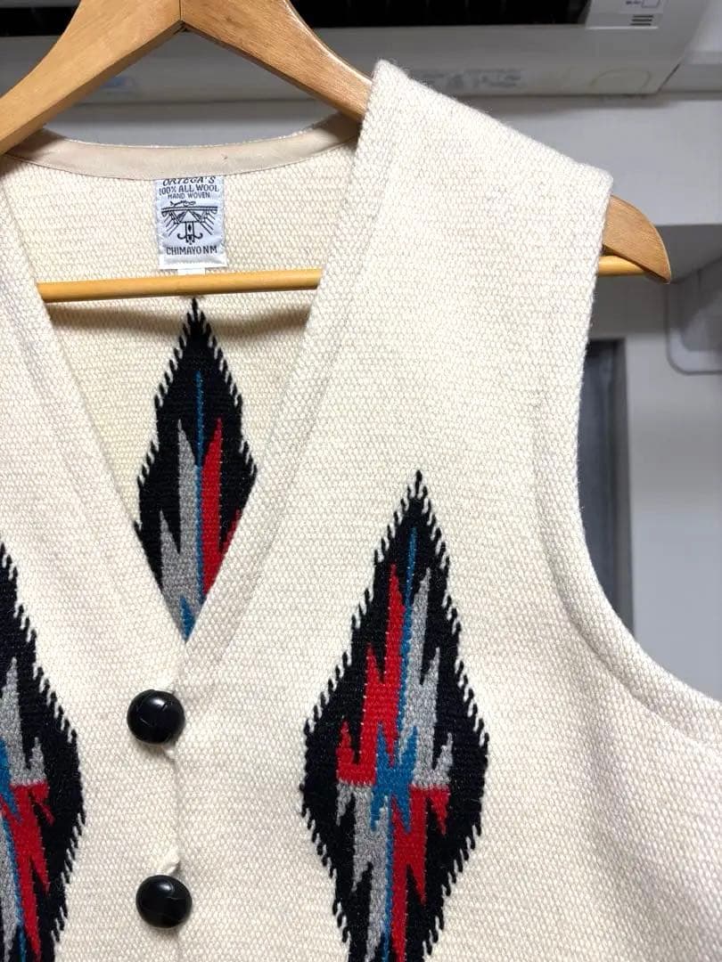 【美品】ORTEGA,S CHIMAYO NM オルテガ　チマヨベスト　38