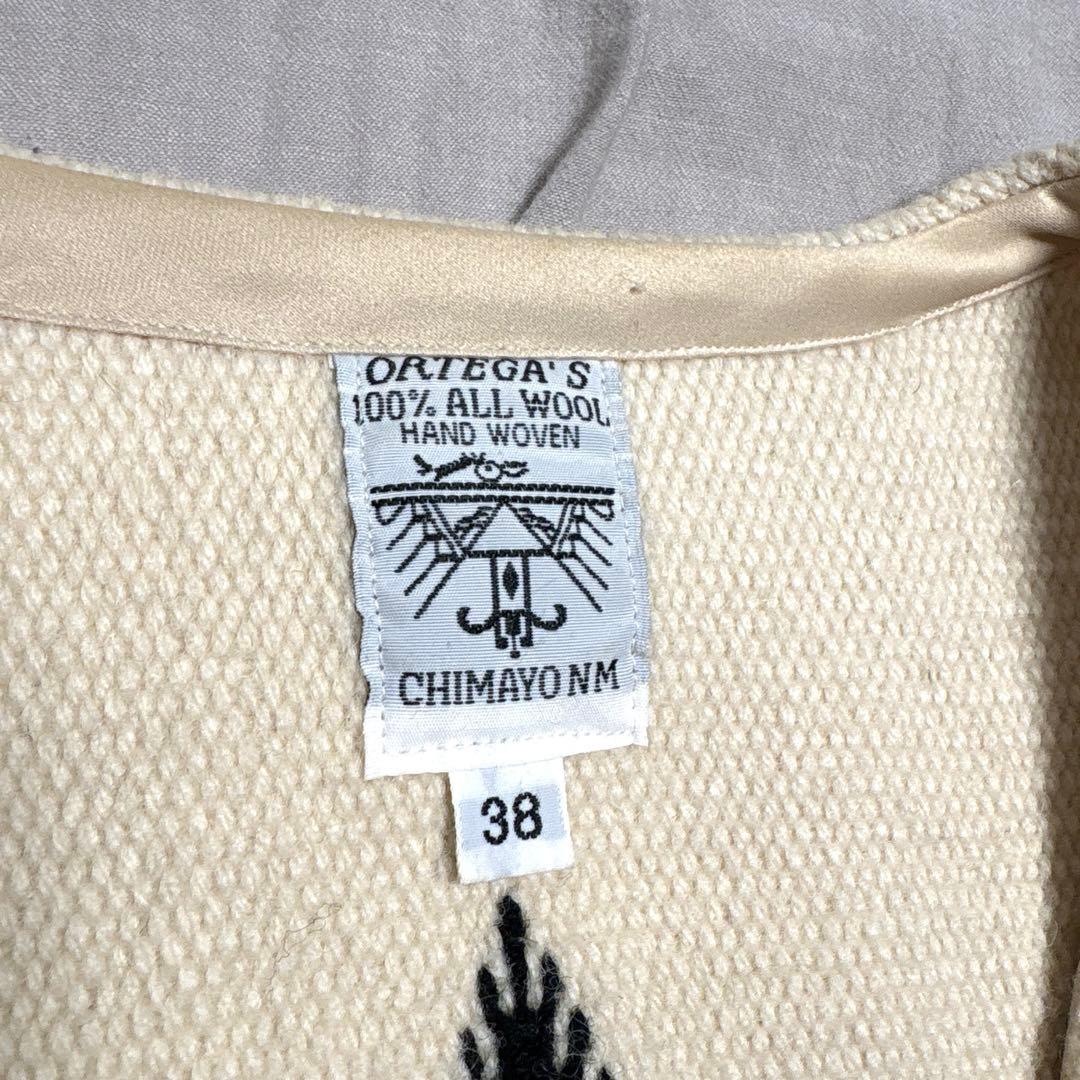 【美品】ORTEGA,S CHIMAYO NM オルテガ　チマヨベスト　38
