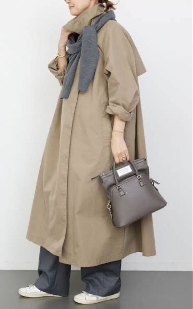 【美品】ドゥーズィエムクラス　HIGHPOP トレンチコート　カーキ