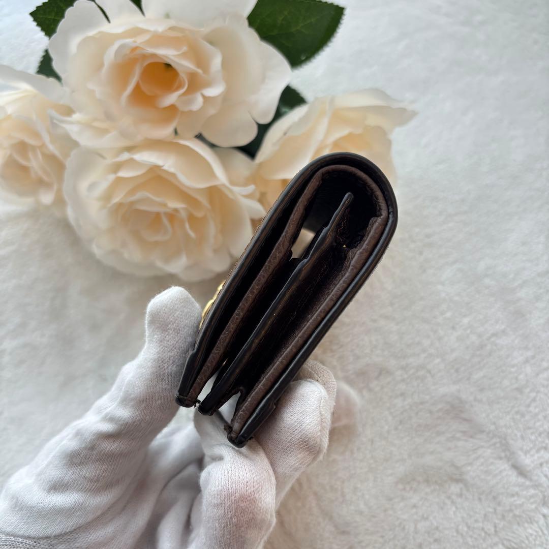 GUCCI グッチ　二つ折り財布 オフィディア GGスプリーム シェリーライン