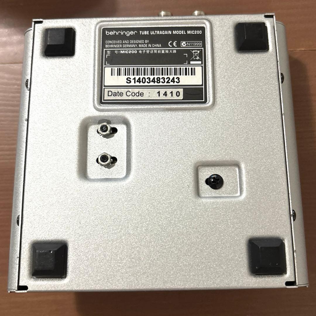 配信機器・PA機器・レコーディング機器 tube ultragain mic200 behringer