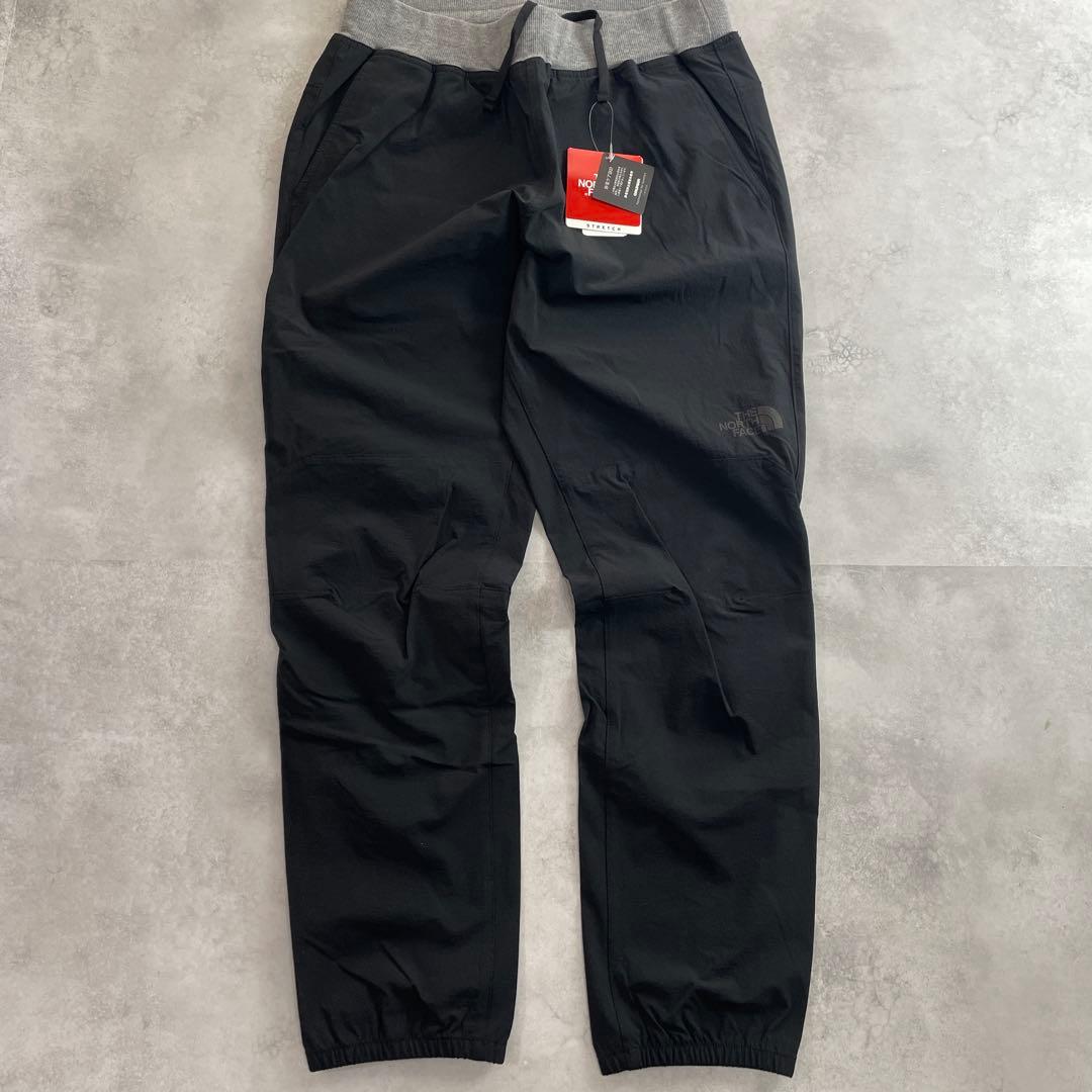 未使用/タグ付き THE NORTH FACE トレーニングリブパンツ 黒 L