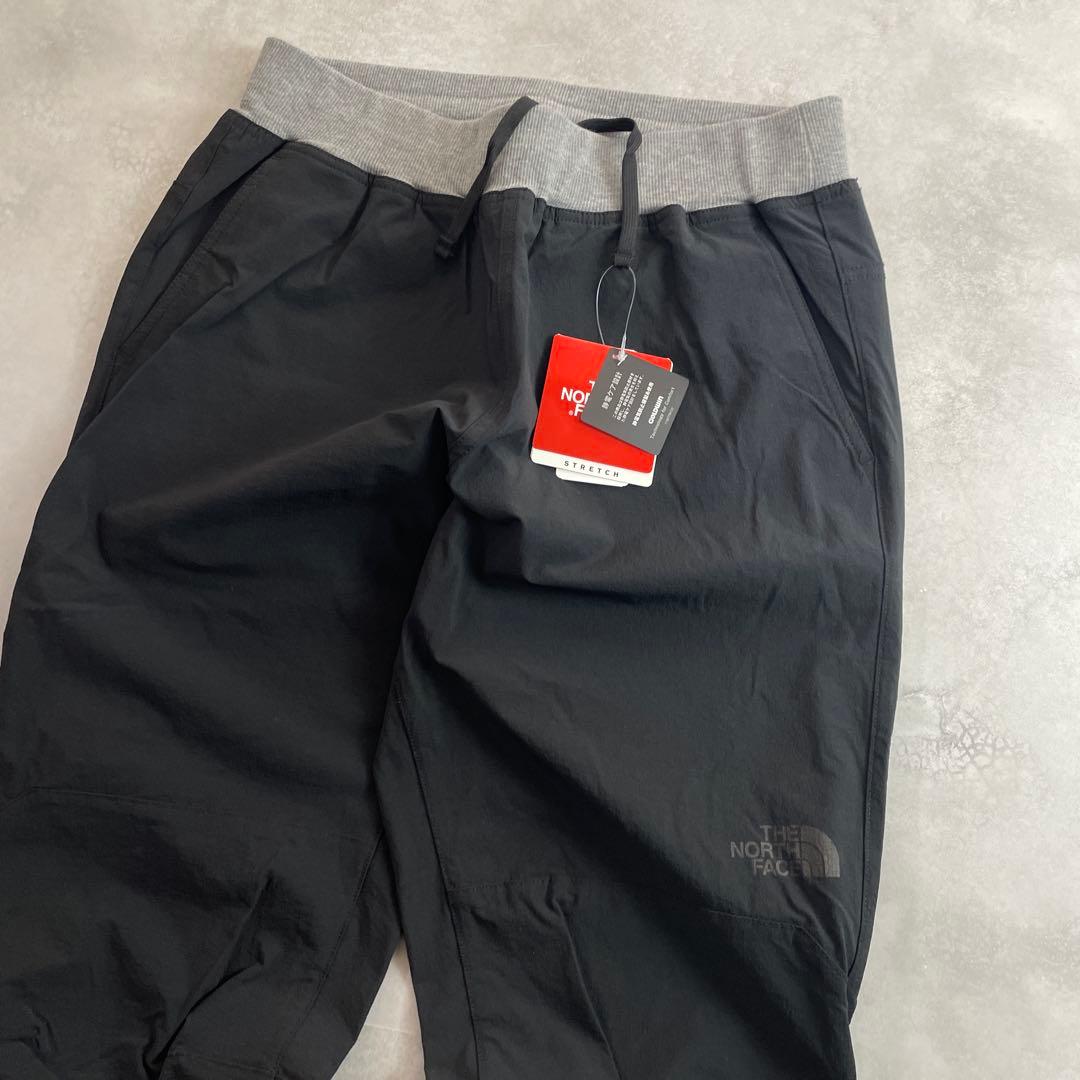 未使用/タグ付き THE NORTH FACE トレーニングリブパンツ 黒 L