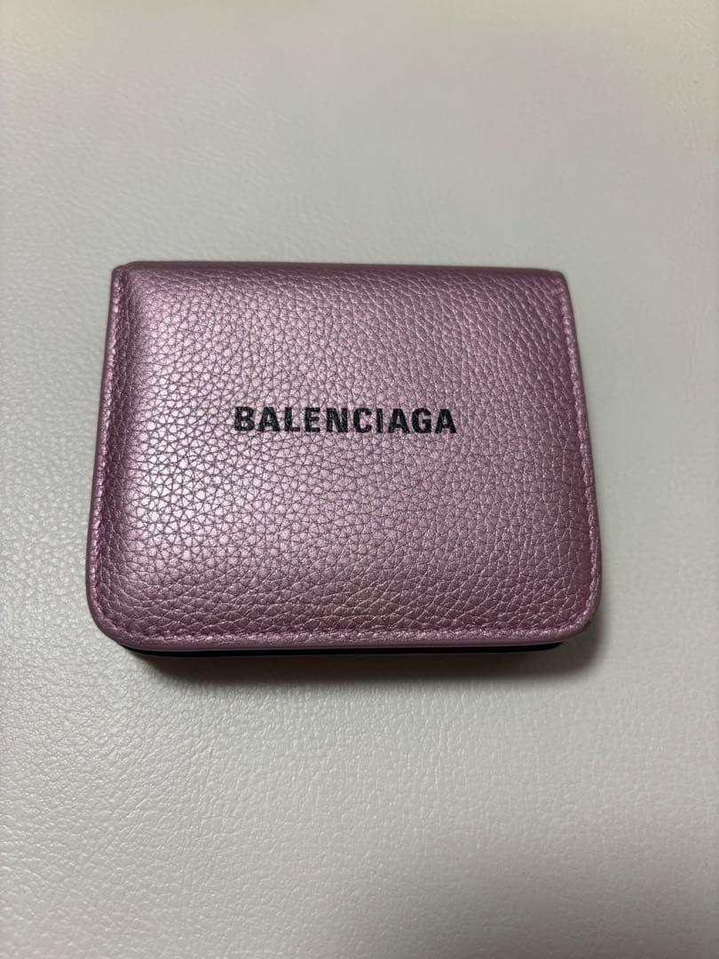 BALENCIAGA ピンク 二つ折り財布