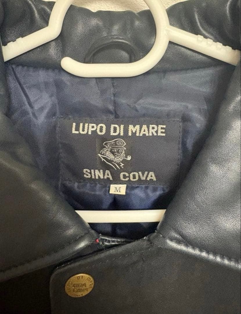 美品⭐️SINA COVA LUPO DI MARE スタジャンレザー ワッペン