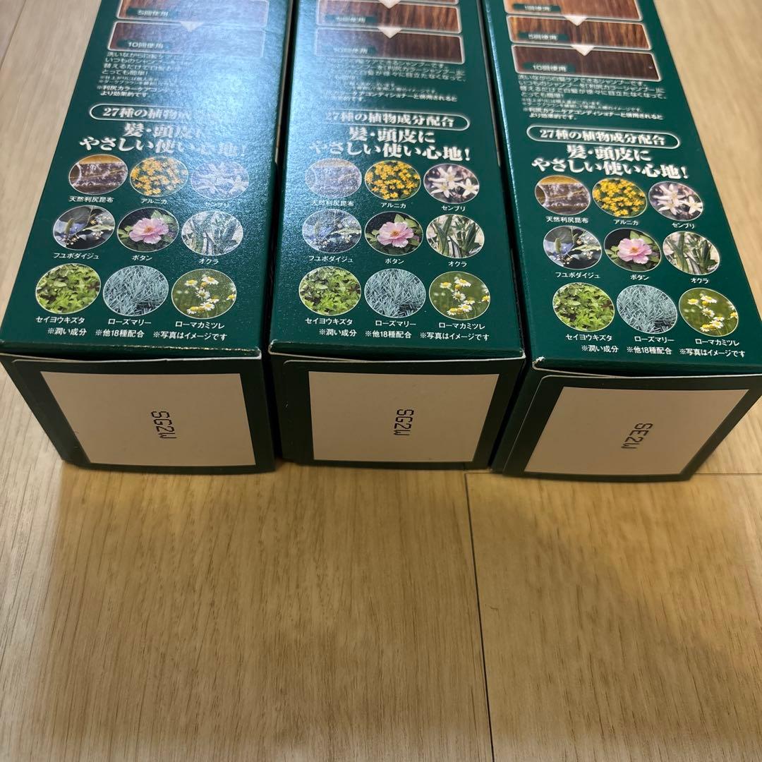 【新品未使用】利尻カラーシャンプー　ダークブラウン　200ml 3点セット　①
