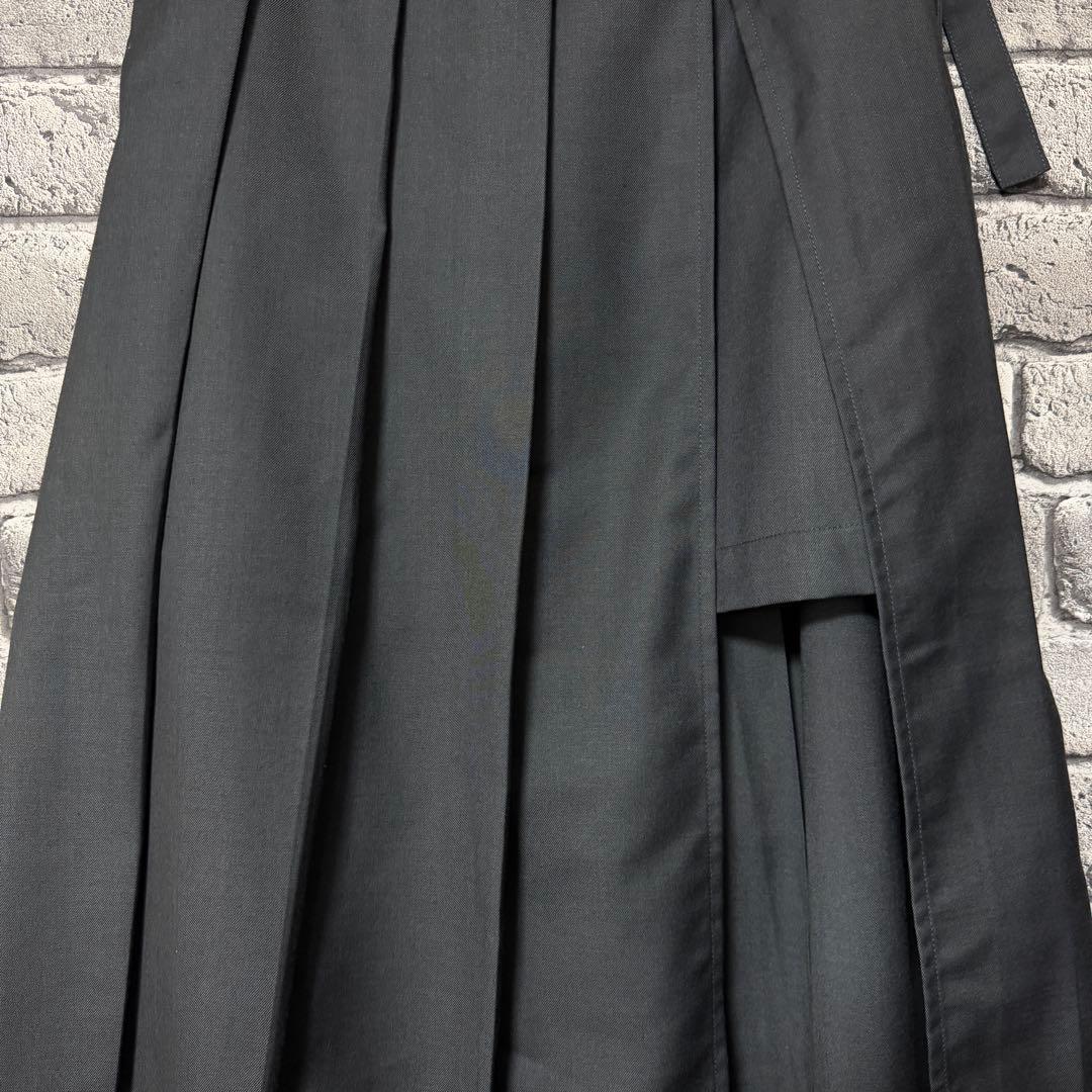 【美品】HARE　プリーツスリットスカート　グレー