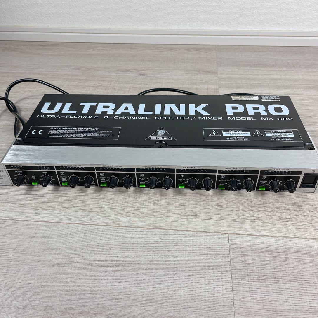 BEHRINGER MX882 スプリッター ミキサー ベリンガー　電源コード