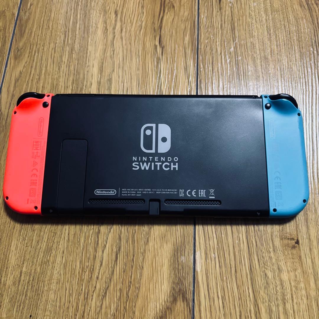 【美品・箱付き】Nintendo Switch 本体 青/赤