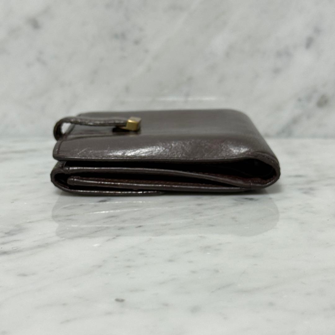 90s OLD COACH オールドコーチ 二つ折り財布 本革 レザー ブラウン