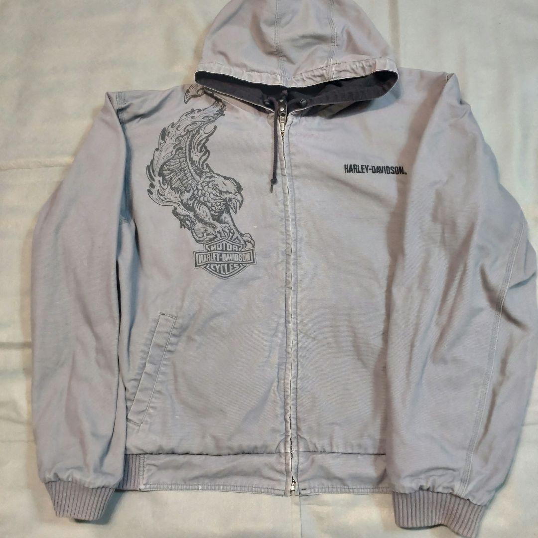 Harley-Davidson ダックジャケット 2XL リバーシブル 刺繍