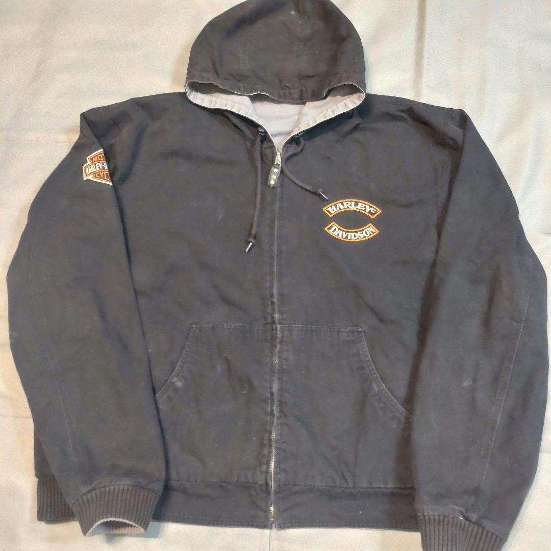 Harley-Davidson ダックジャケット 2XL リバーシブル 刺繍