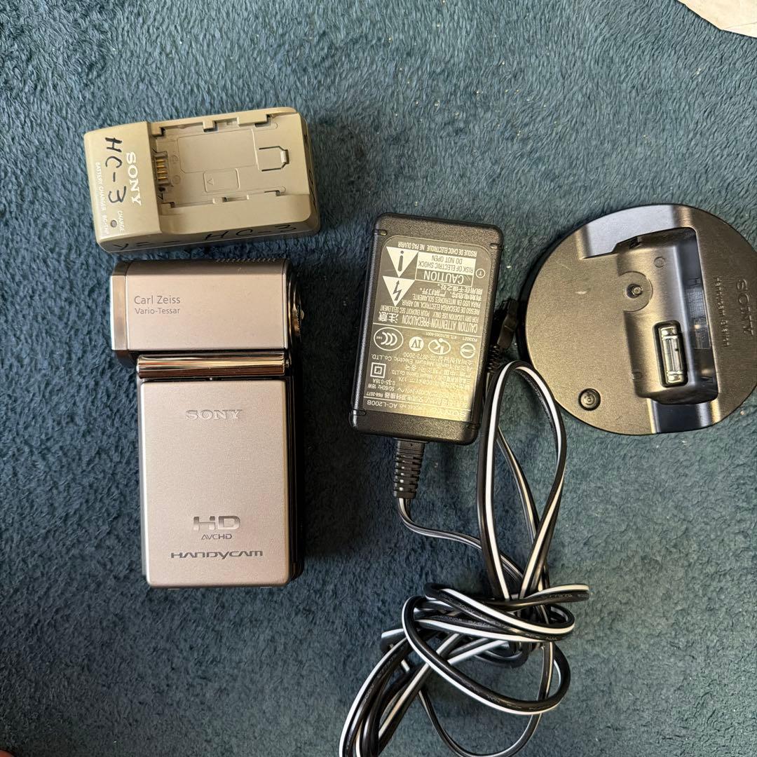 SONY HD HANDYCAM HDR-TG1 動作確認済 平成レトロ チタン