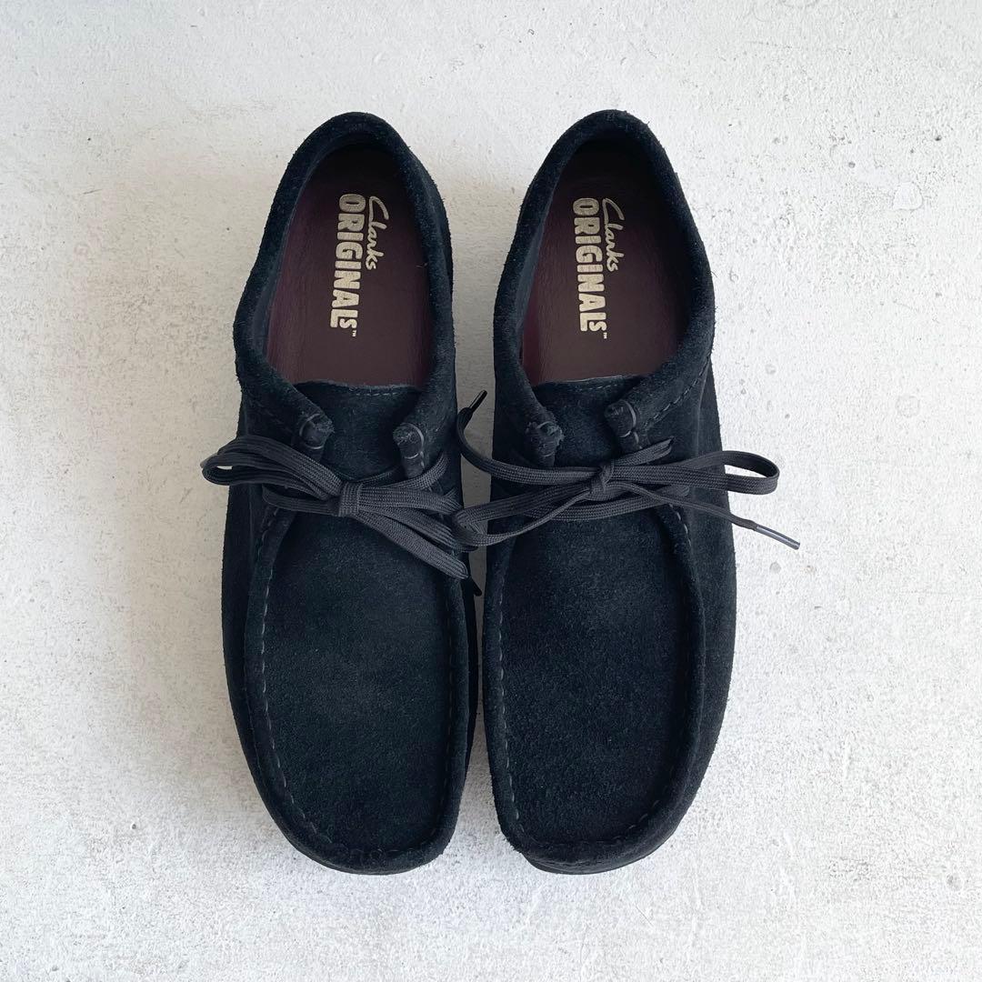 Clarks ORIGINALS ワラビー ゴアテックス UK9 27cm 黒
