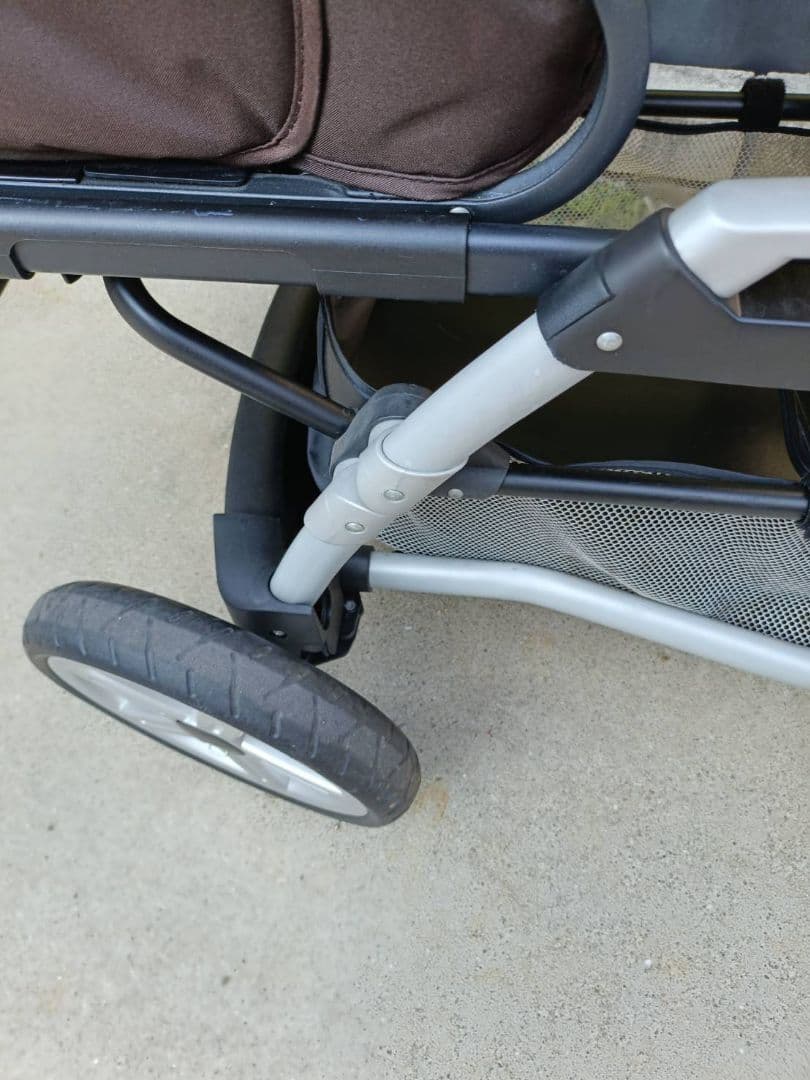 Peg Perego 双子用ベビーカー グレー/ブラック　双子用バギー説明書付き
