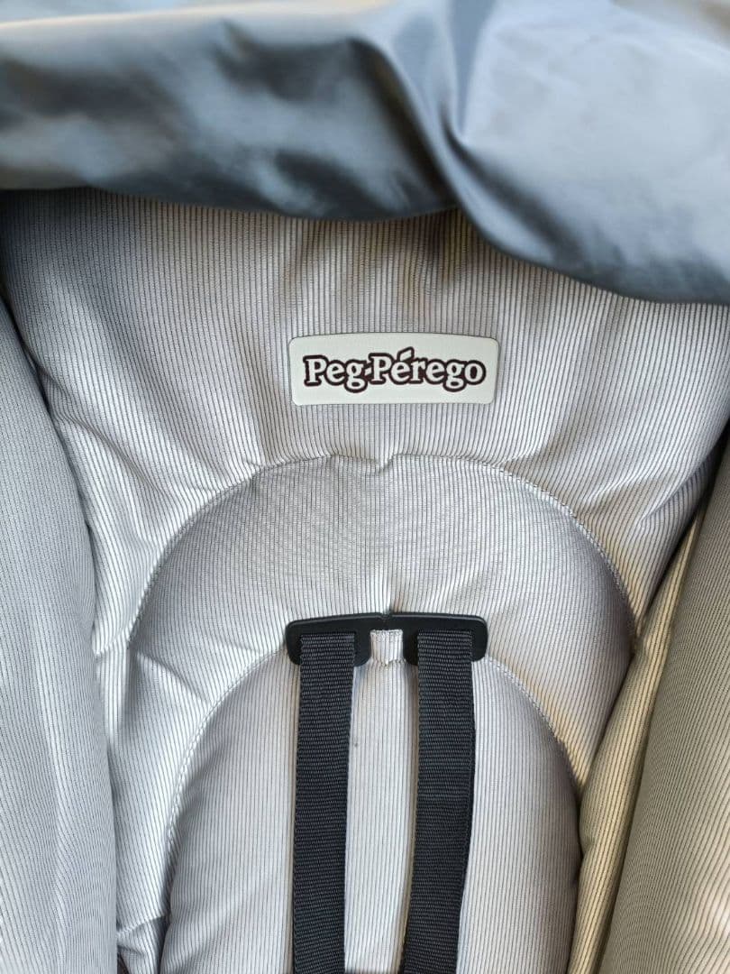 Peg Perego 双子用ベビーカー グレー/ブラック　双子用バギー説明書付き