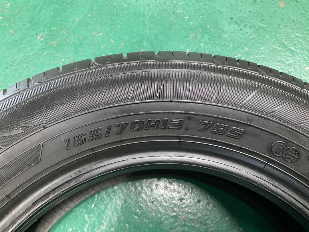 【送料無料】ダンロップ　エナセーブEC203 165/70R13 中古4本