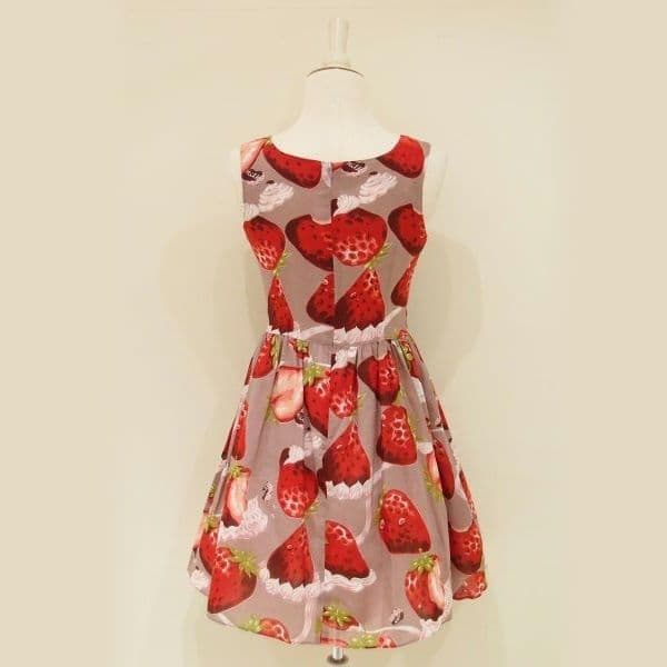 MILK ホイップベリー dress グレー ショコラベリー