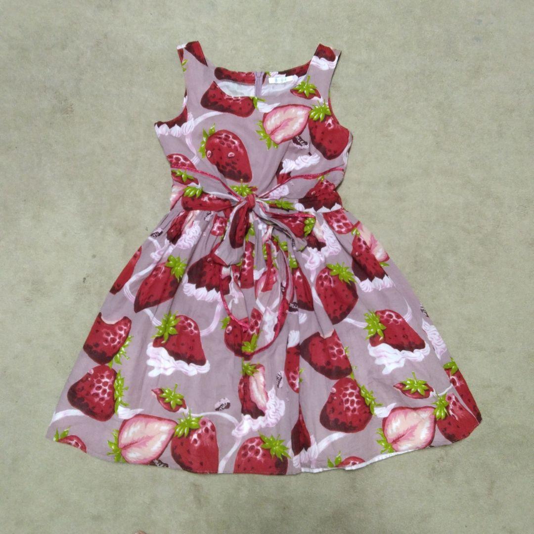 MILK ホイップベリー dress グレー ショコラベリー